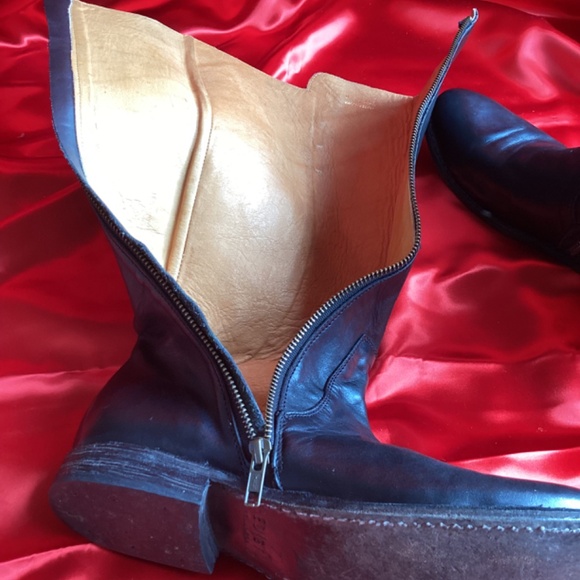 BED STU Black Leather Rivet High Boots - Picture 11 of 11